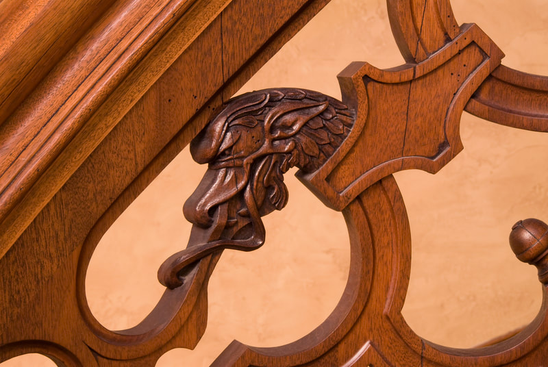 Hand carved woodworking, Montana, luxury homes