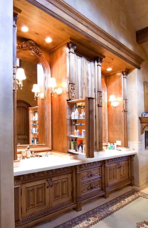 Bathroom vanities, luxury bathrooms, Rocky Mountains