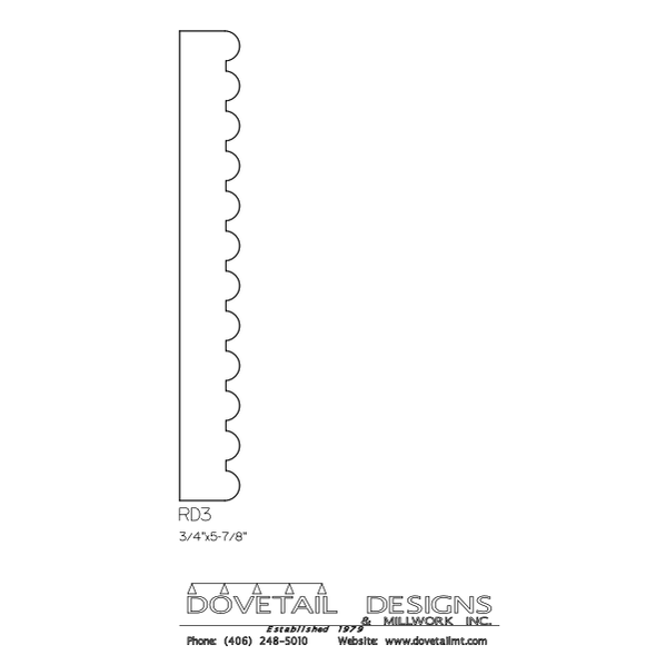 Free Downloadable Reeded Column Profile
