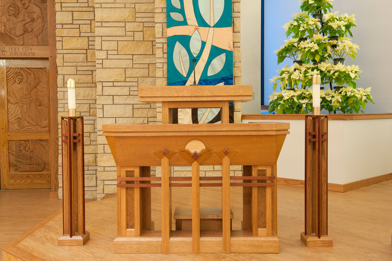 Custom alters and liturgical furnishings